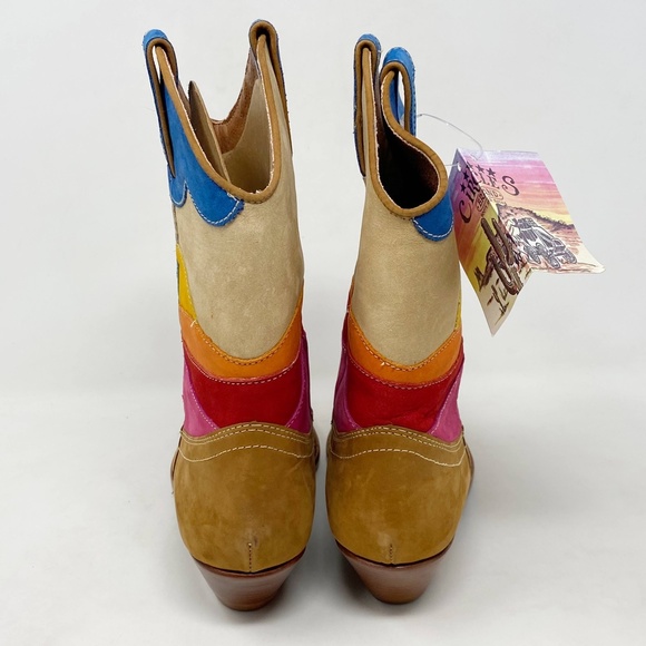 Vintage Circle S Brand Cactus Suede Sunset Boots - Picture 2 of 8
